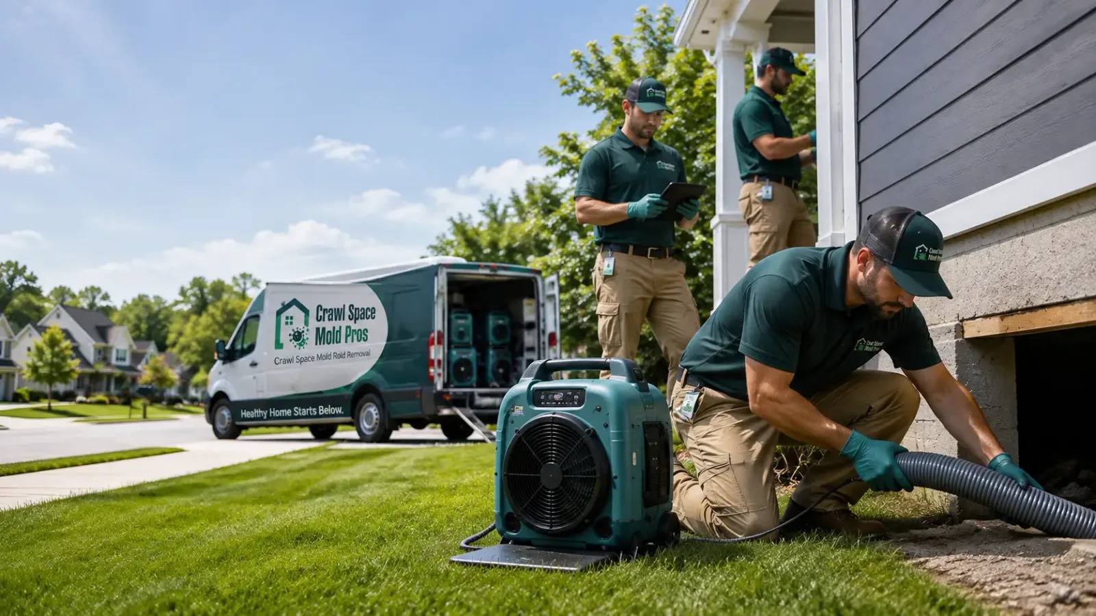Crawl Space Mold Removal in Rushville, IN
